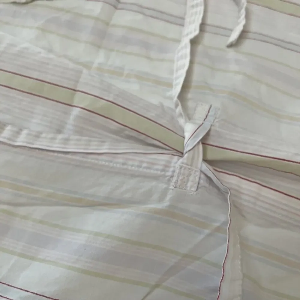 Pottery Barn Kids Quilted Pillow Sham Standard Floral Patchwork Tie Back